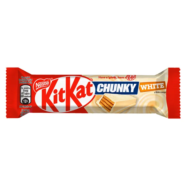 Vaflinis batonėlis NESTLE KIT KAT CHUNKY WHITE, 40 g