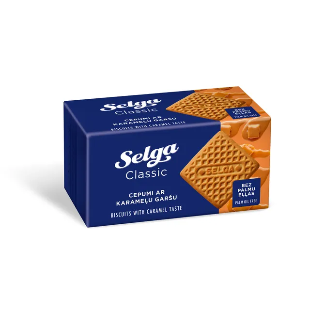 Sausainiai SELGA, karamelės skonio, 180 g