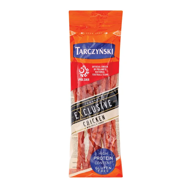 Karštai rūkytos paukštienos dešrelės KABANOS EXCLUSIVE, 105 g
