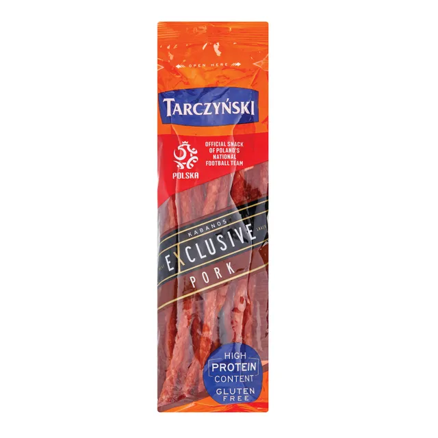 Karštai rūkytos kiaulienos dešrelės KABANOS, 105 g