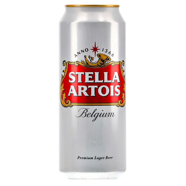 Alus STELLA ARTOIS 5,2%, 0,5 l
