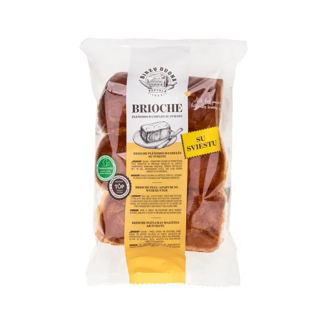 Plėšomos bandelės su sviestu BRIOCHE, 300 g