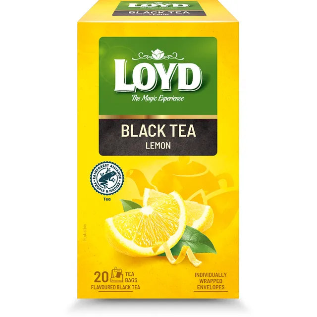 Juodoji arbata LOYD su citrinų aromatu, 34 g
