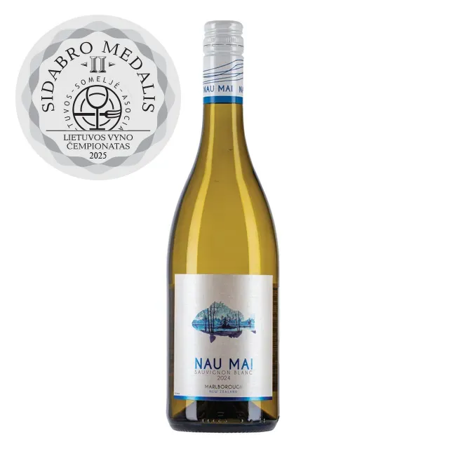 Baltasis sausas vynas NAU MAI SAUVIGNON BLANC (12,5%), 0,75 l