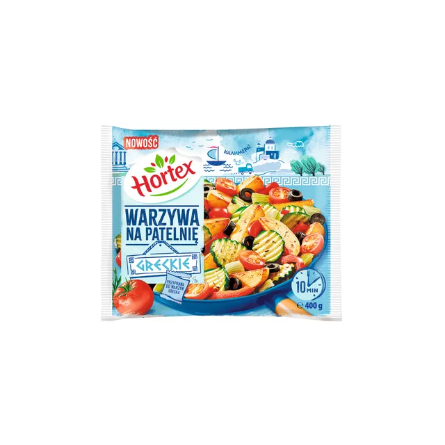 Šaldytos graikiškos daržovės kepimui HORTEX, 400 g