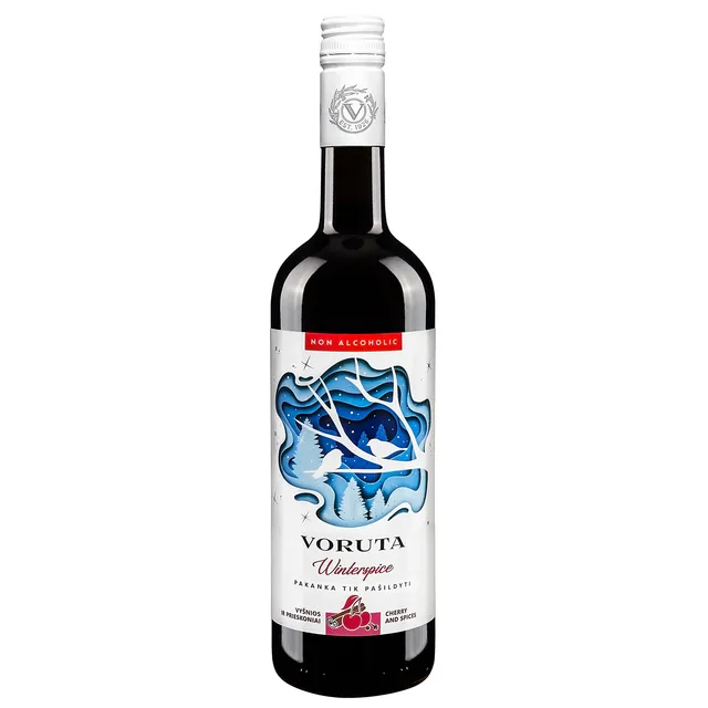 Nealkoholinis vyšnių vynas VORUTA WINTERSPICE, 750 ml