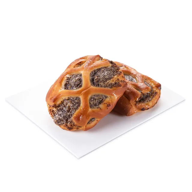 Bandelė su aguonų ir varškės įdarais BRIOŠ, 60 g