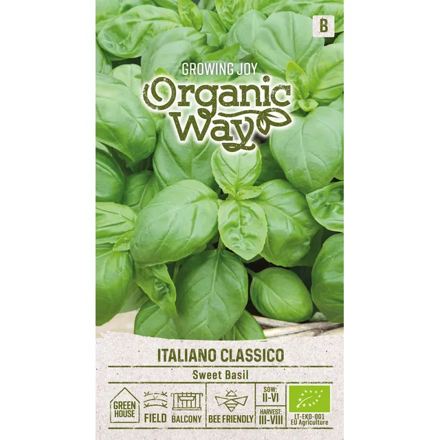 Sėklos ES BIO OW BAZILIKAI KVAP ITALIANO CLASS