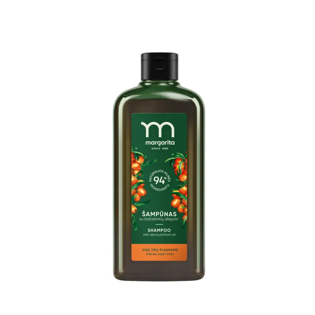 Šampūnas su šaltalankių aliejumi MARGARITA, 400 ml