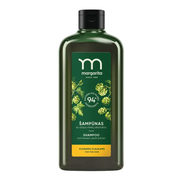 Šampūnas su alaus mielėmis MARGARITA, 400 ml