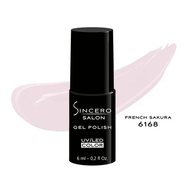 French sakura gel. nagų lak 6168 6 ml SINCERO SALON