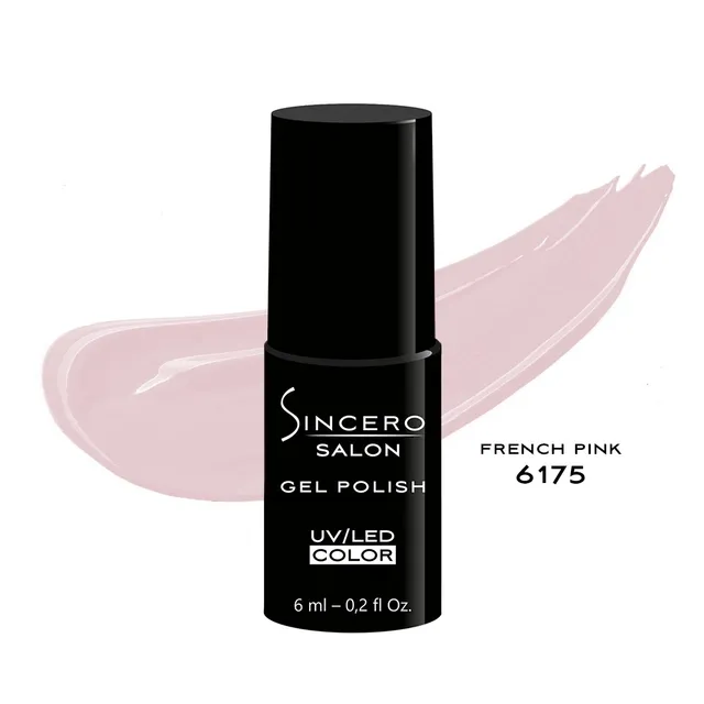 French pink Gelinis nagų lakas 6175 6 ml SINCERO SALON