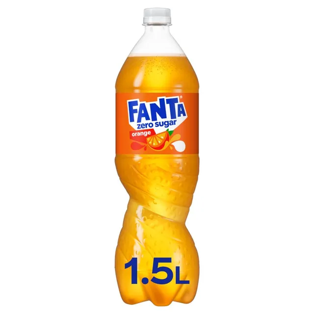 Gazuotas apelsinų skonio gėrimas FANTA ZERO, 1,5 l