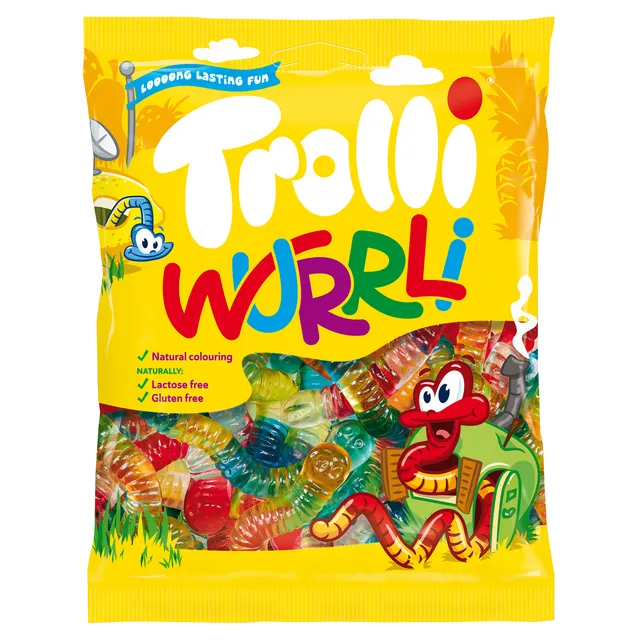 Guminukai kirminai TROLLI, 100 g
