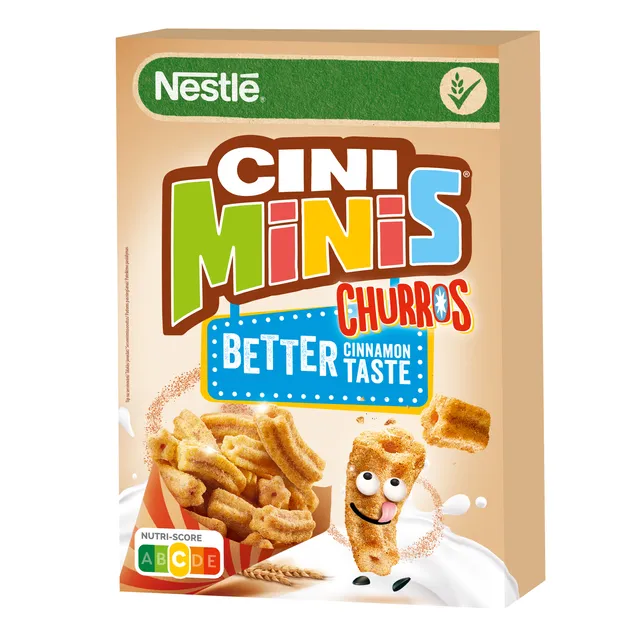 Dribsniai NESTLE CINI MINIS CHURROS, 300 g
