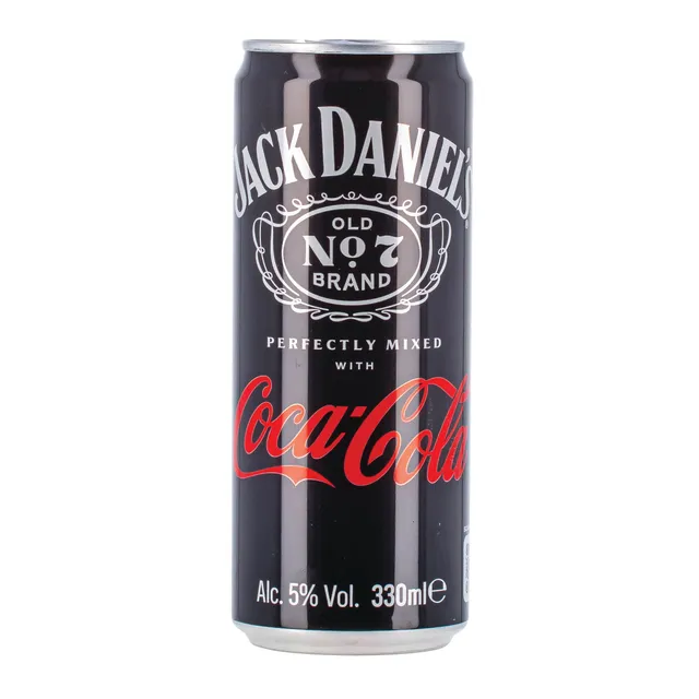 Alkoholinis kokteilis JACK DANIELS & COLA 5%, 0,33 l