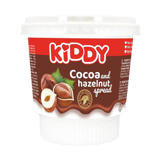 Kakavinis lazdyno riešutų kremas KIDDY, 400 g