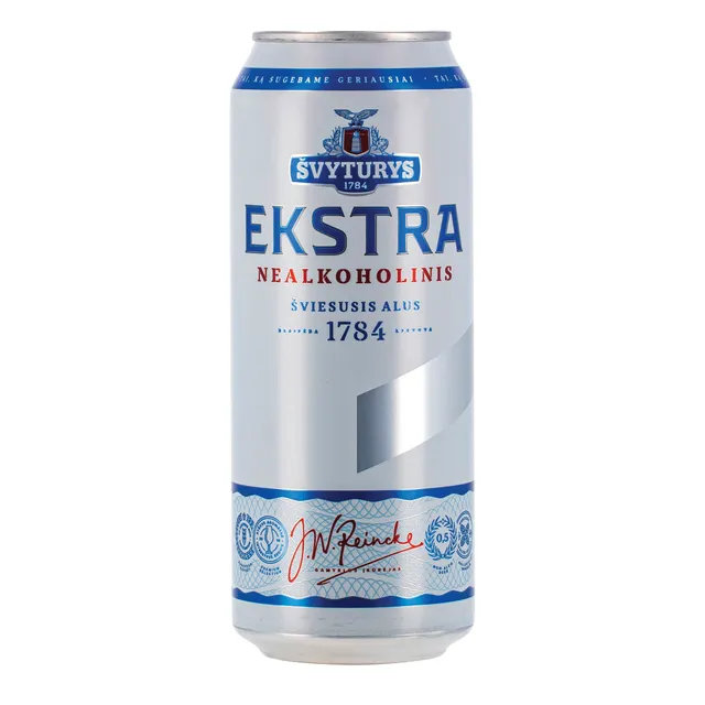 Nealkoholinis alus ŠVYTURYS EKSTRA 0.5% 0,5L