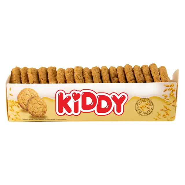Traškūs avižiniai sausainiai su sezamų sėklomis KIDDY, 190 g