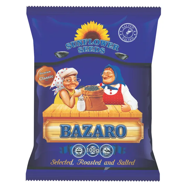 Juodos sūdytos aulėgrąžos BAZARNYJE, 100 g