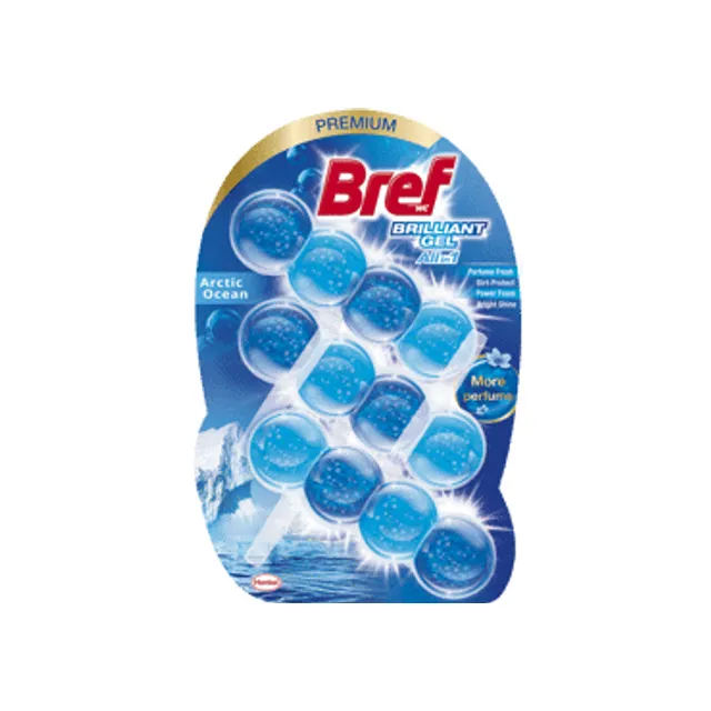Valiklis-gaiviklis BREF BRILLIANT GEL ARCTIC OCEAN, 126 g