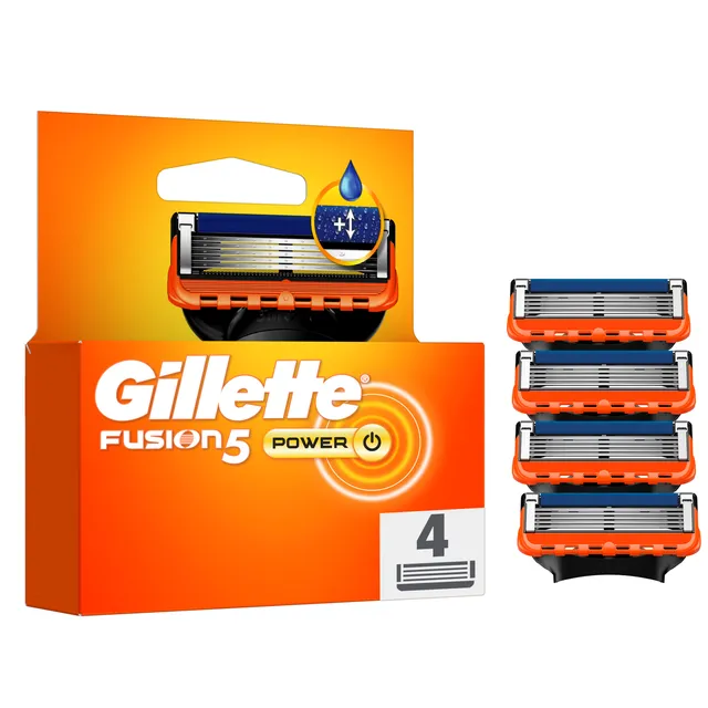Skustuvo galvutės GILLETTE FUSION 5 Power, 4vnt.