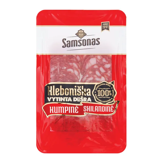 Vytinta SAMSONO kumpinė dešra aukščiausia rūšis, 90 g
