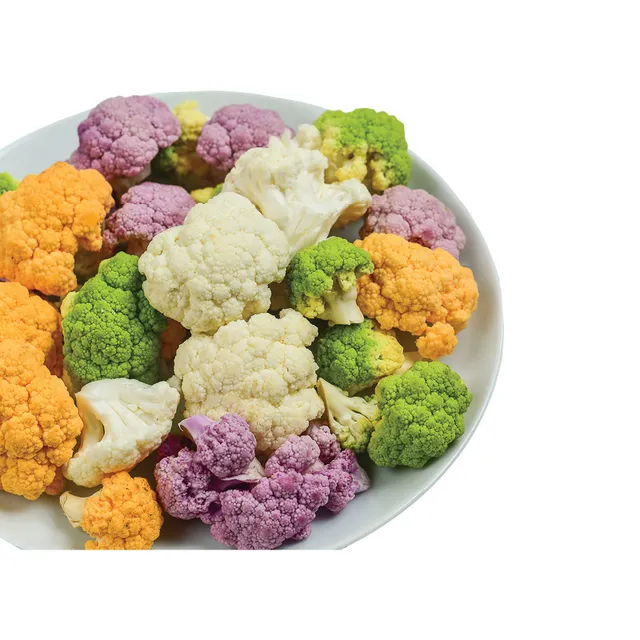 Įvairiaspalviai žiediniai kopūstai, 400 g