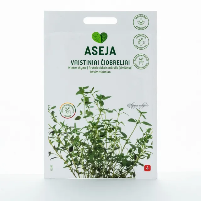 Sėklos ASĖJA VAISTINIAI ČIOBRELIAI 0,3G 12250 4