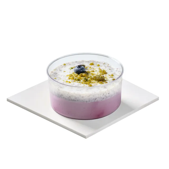 Juodųjų serbentų kreminis desertas be laktozės (be pridėtinių cukrų), 120 g
