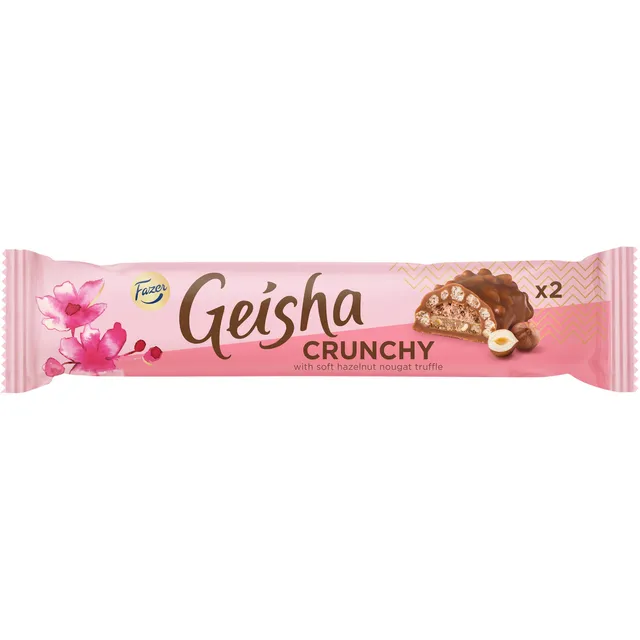 Šokoladinis batonėlis FAZER GEISHA CRUNCHY, 50 g