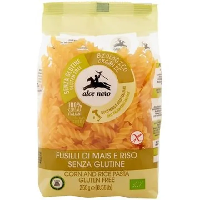 Bio Makaronai be glitimo FUSILLI, 250g