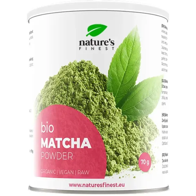 Ekologiški Matcha arbatos milteliai NATURE'S FINEST, 70 g