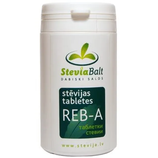 Stevijos tabletės REB 600, 60 g