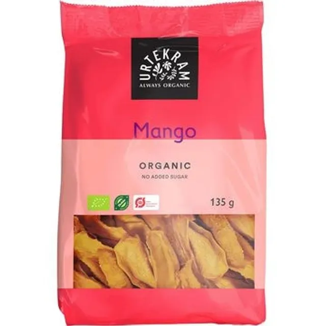 Ekologiški džiovinti mangai URTEKRAM, 135 g