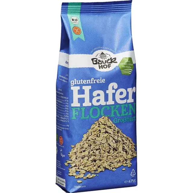 Dribsniai avižų stambūs be glitimo, 475 g