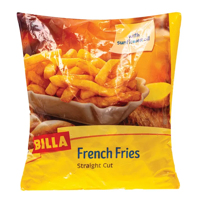 Šaldytos lygios bulvytės OVEN FRIES BILLA, 750 g