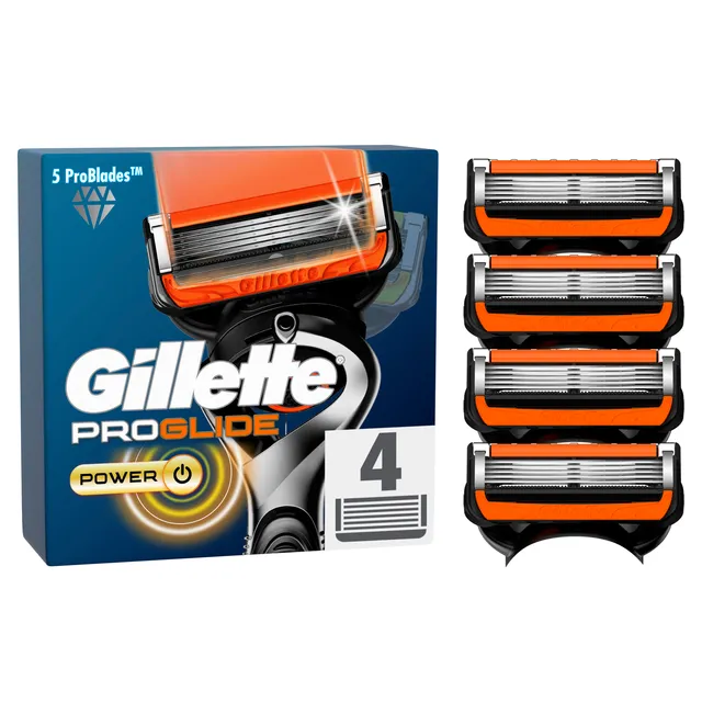 Skustuvo galvutės GILLETTE FUSION Proglide Power, 4vnt.