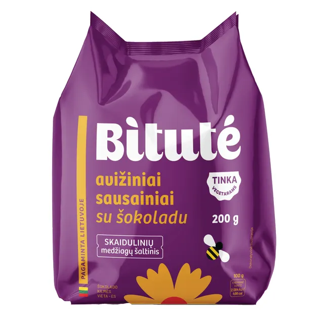Avižiniai sausainiai su šokoladu IKI ŪKIS, 200 g