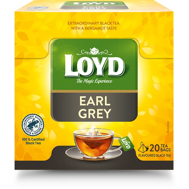 Juodoji arbata LOYD EARL GREY, 20 vnt.