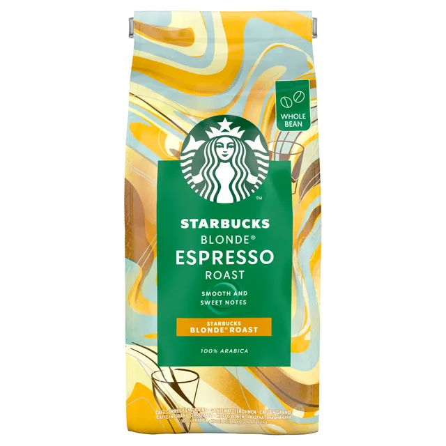 Starbucks Blonde Espresso kavos pupelės 450g