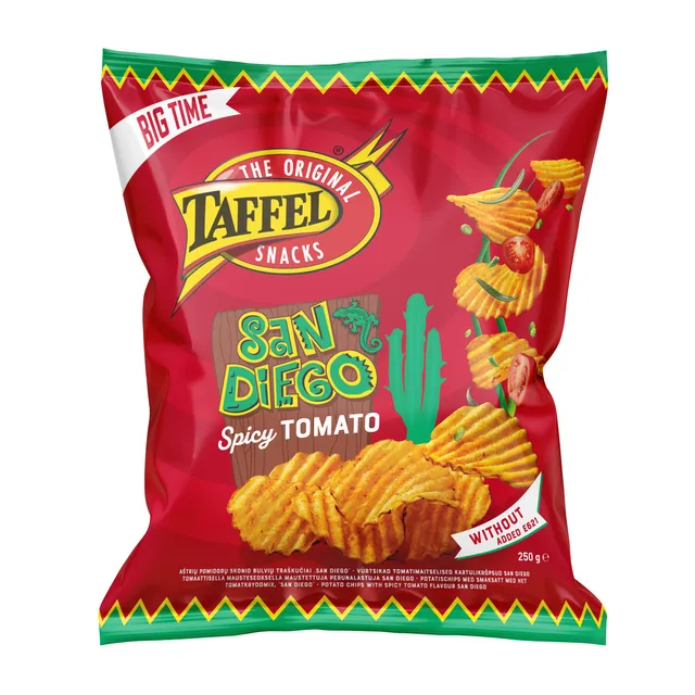 Traškučiai TAFFEL SAN DIEGO Mega Pack, 250 g