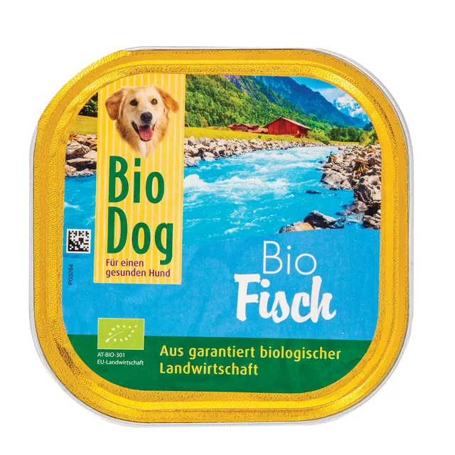 Paštetas šunims su žuvimi BIO DOG, 300 g Fisch