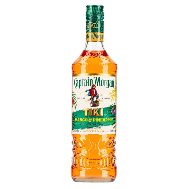 Spiritinis romo gėrimas CAPTAIN MORGAN TIKI MANGO & PINEAPPLE (25%), 0,7 l