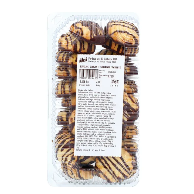 DZŪKIJOS Sausainiai Vyšnaitė, 275 g