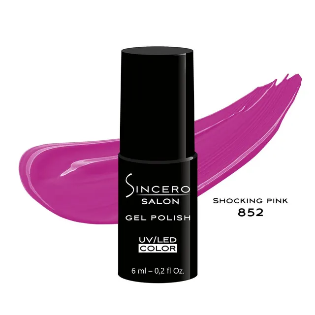 Gelinis nagų lakas 852 6ml SINCERO SALON
