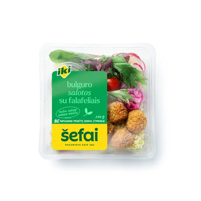 Bulguro salotos su falafeliais IKI ŠEFAI, 290 g
