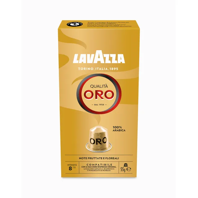 Kavos kapsulės LAVAZZA QUALITA ORO NC, 10 vnt.