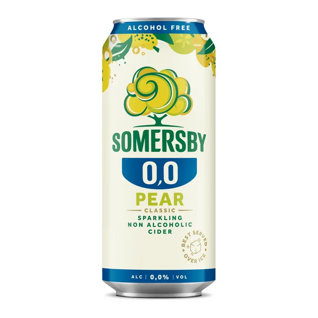 Nealkoholinis sidras kriaušių skonio SOMERSBY, 500 ml