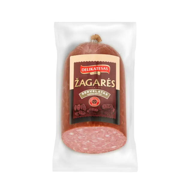 Karštai rūkytas Žagarės servelatas, 400 g
